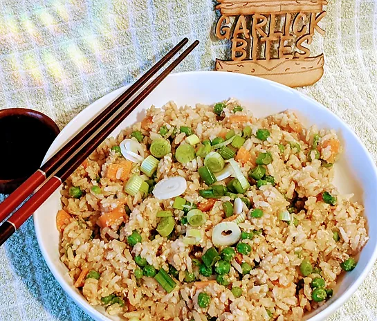 Garlick Bites | Egg Fried Rice