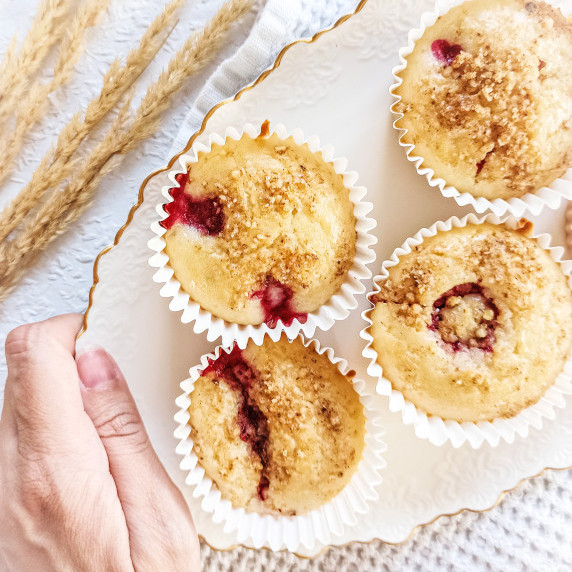 Vegan Raspberry Muffins
