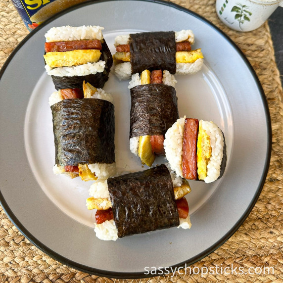 spam musubi with egg