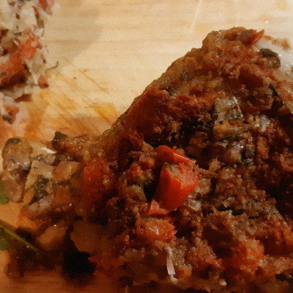 Pork shank with lime and fennel