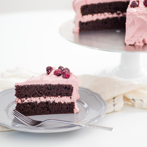 Chocolate Cherry Layer Cake