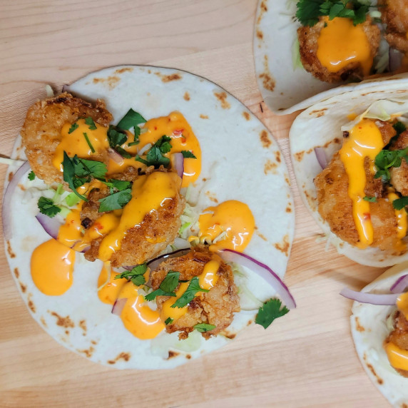 Bang Bang Shrimp Tacos