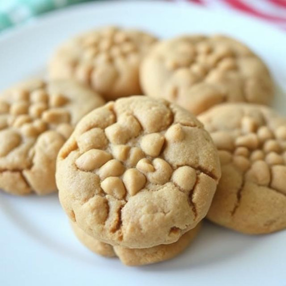  3-Ingredient Peanut Butter Cookies 