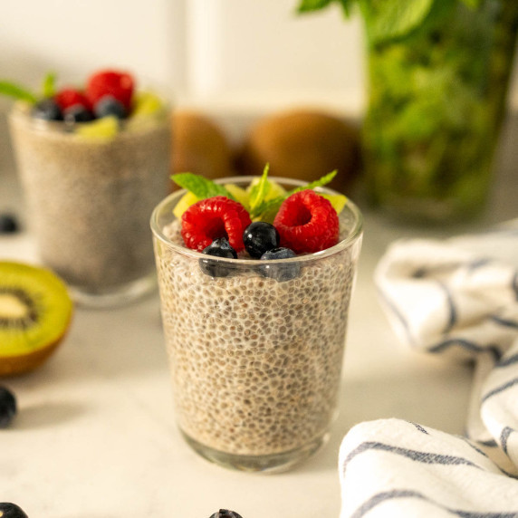 3-Ingredient Oat Milk Chia Pudding Ratio