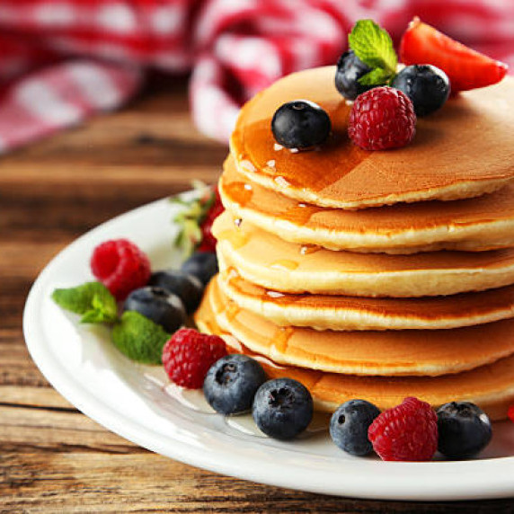 Homemade pancakes 