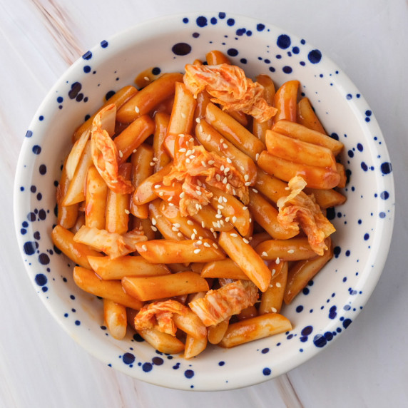 Vegan tteokbokki