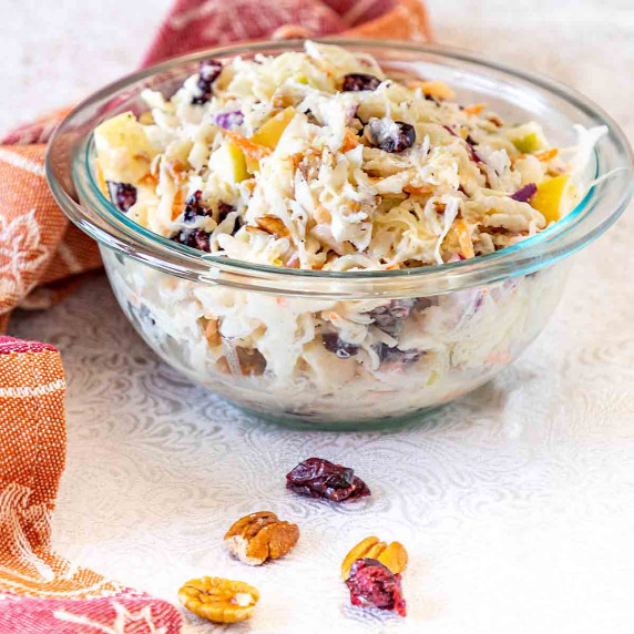 Apple Cranberry Coleslaw