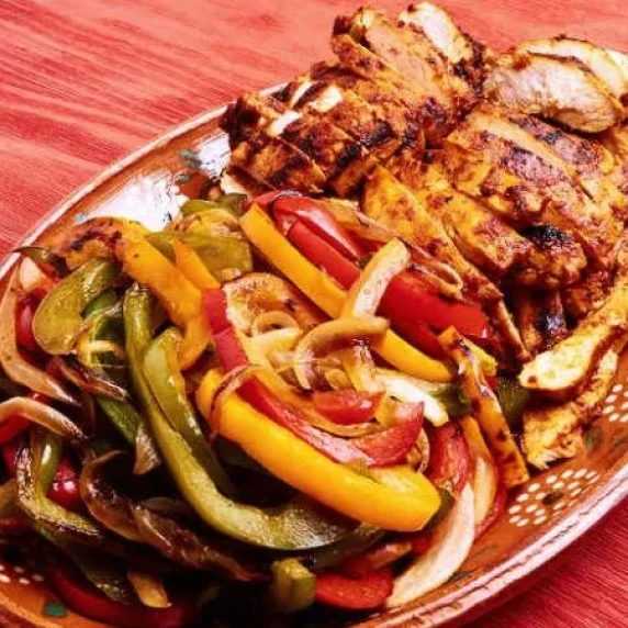 Chicken Fajitas in Adobo Sauce