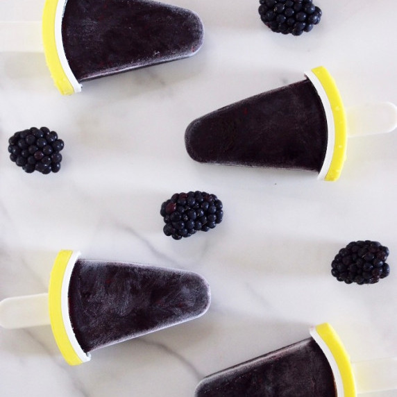 Blackberry Ice Pops