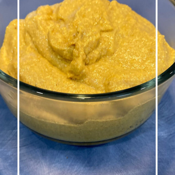 bowl of homemade yellow mustard