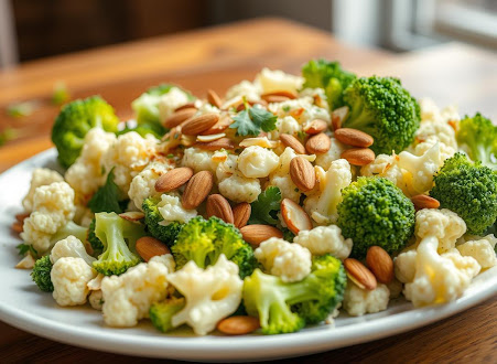 Broccoli Cauliflowe Salad