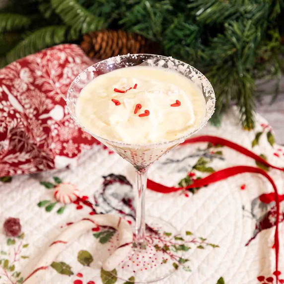 Candy cane martini