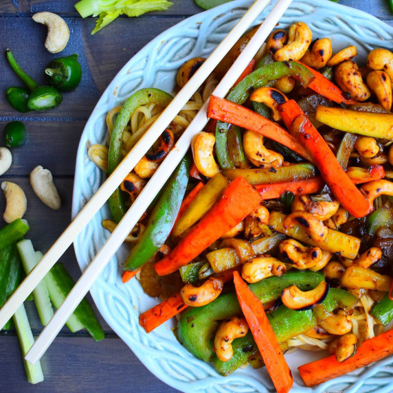 Vegetable & Cashew Nut Stir Fry