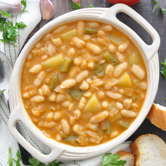 CLASSIC Spanish White Bean Stew