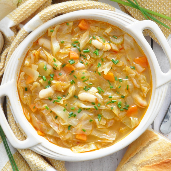 Spanish Garlic Cabbage Soup