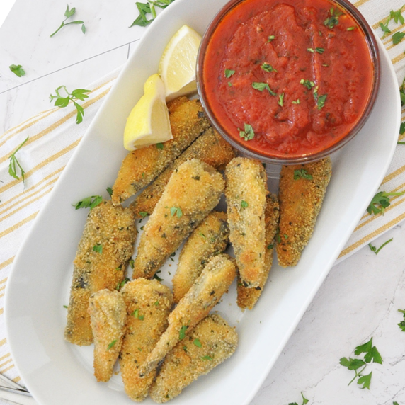CRISPY Sardines with Tomato Sauce