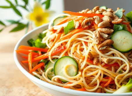 Easy Peanut Noodle Salad 
