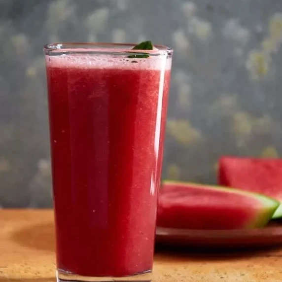 Glass of Watermelon Water