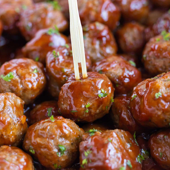 Crockpot Grape Jelly Meatballs RECIPE