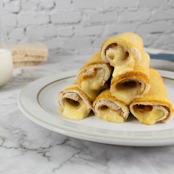Turkey and Cheese Toast Rolls