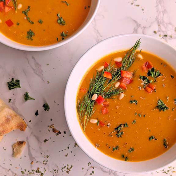 Carrot and Red Pepper Soup