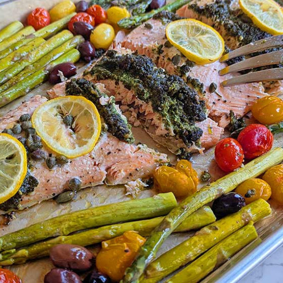 Sheet Pan Salmon