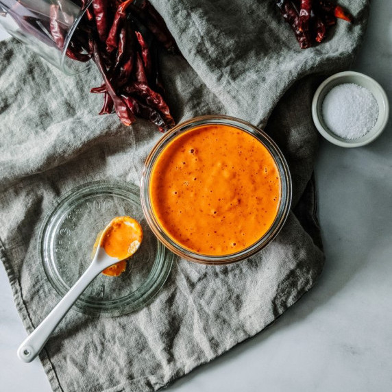 Orange salsa sauce 