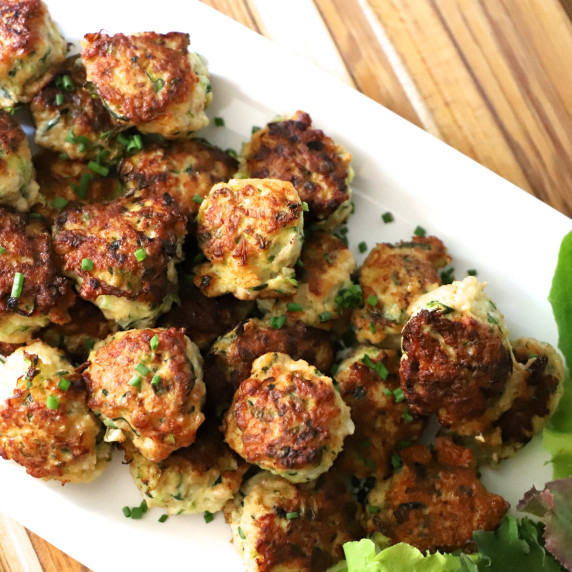 Meatballs on a plate