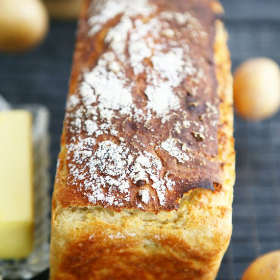 No Knead Potato Bread
