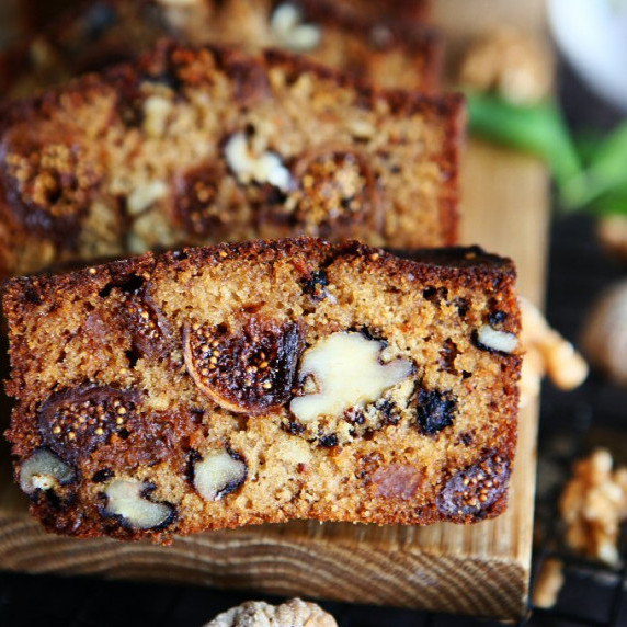 Walnut Fig Quickbread