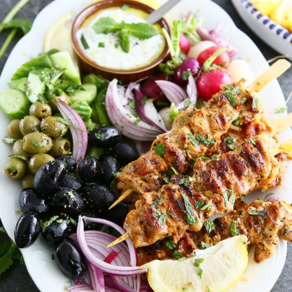 Preserved Lemon Chicken Skewers