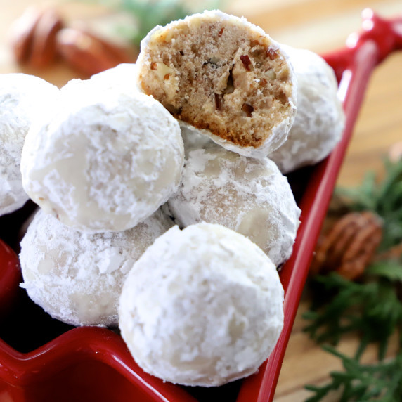 Pecan Snowball Cookies