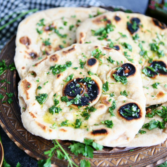 Greek Yoghurt Flatbread with Herb Oil