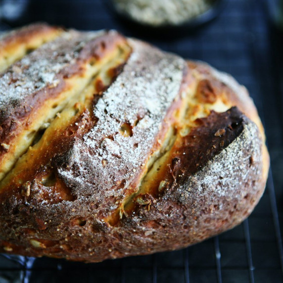  Dinkel Quarkbrot - German Spelt Quark Bread