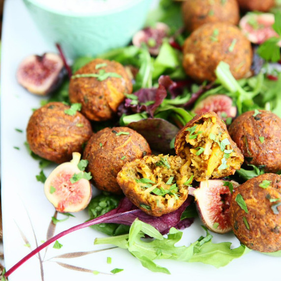 Ras el Hanout Pumpkin Falafels