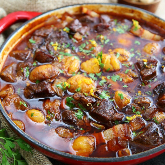 Beef Stew with Chestnuts