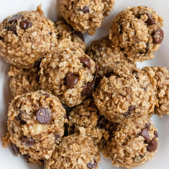 Banana Oatmeal chocolate chip cookies
