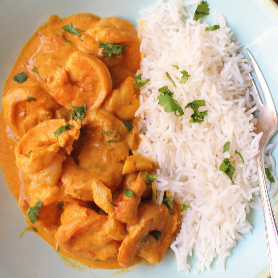 Madagascar Coconut Shrimp Curry