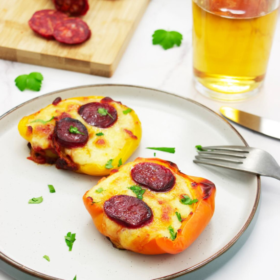 Mozzarella and Chorizo Peppers