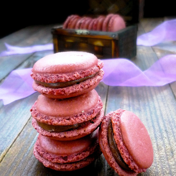 Hazelnut Macarons With Nutella Filling