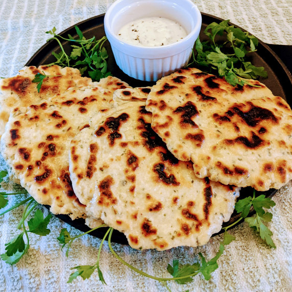 Garlick Bites | Easy Naan Bread