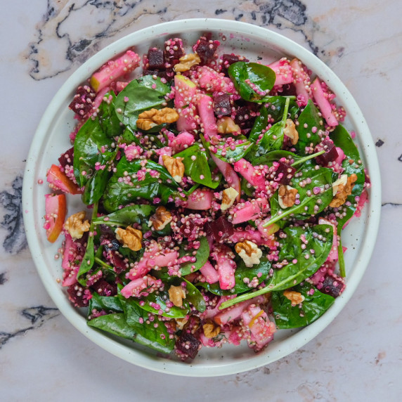 Beet quinoa salad 