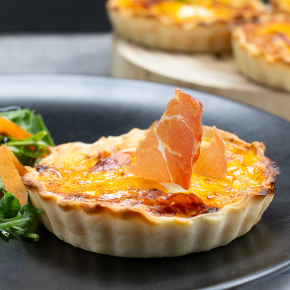 mini pumpkin quiches
