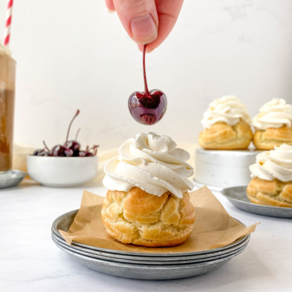 root beer float cream puffs