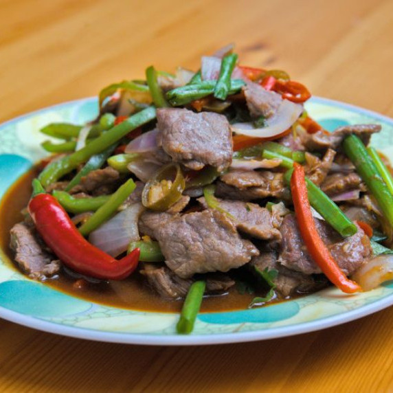 spicy beef stir fry