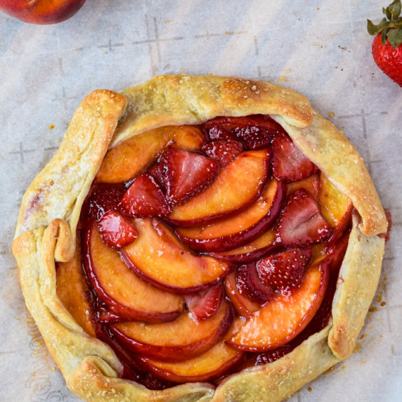 Strawberry Peach Galette