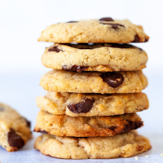 Vegan Chocolate Chip Cookies Stack