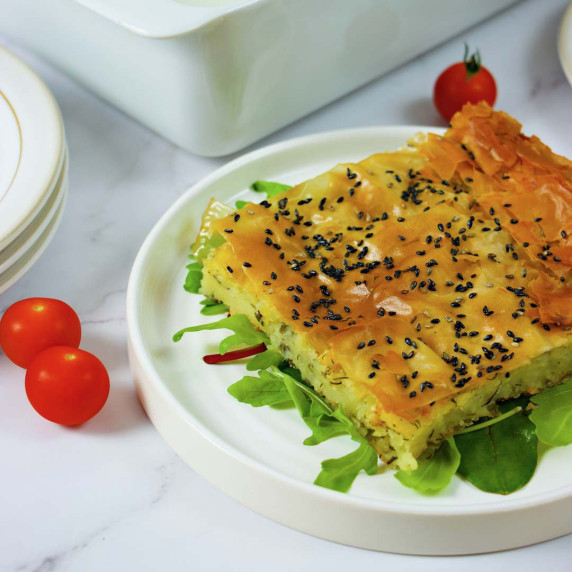 Vegan Filo Potato Pie