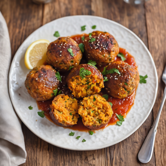 Vegan Sweet Potato Meatballs