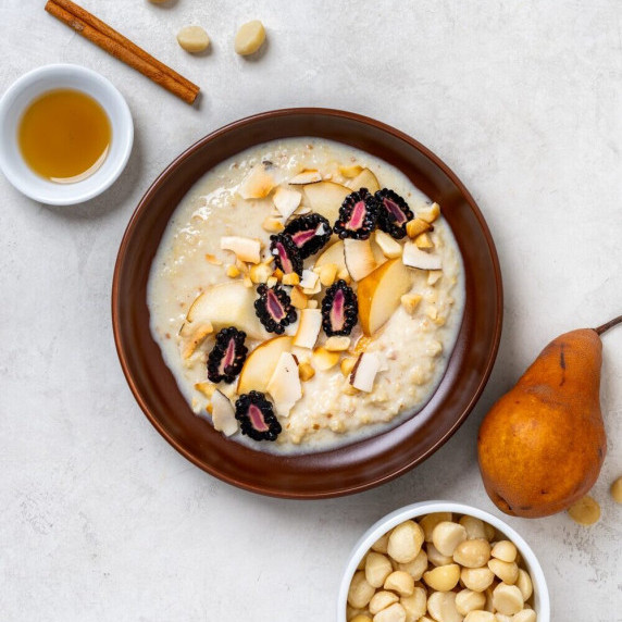 Wild macadamia porridge